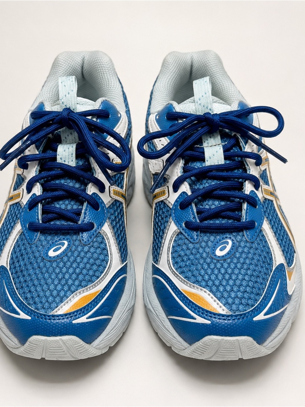 ASICS UB8-S GT-2160 Azure Pure Gold Women’s Sneakers Size 7.5